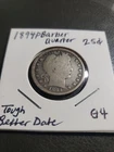 1894 P Barber 25c G Nice Problem Free Original.