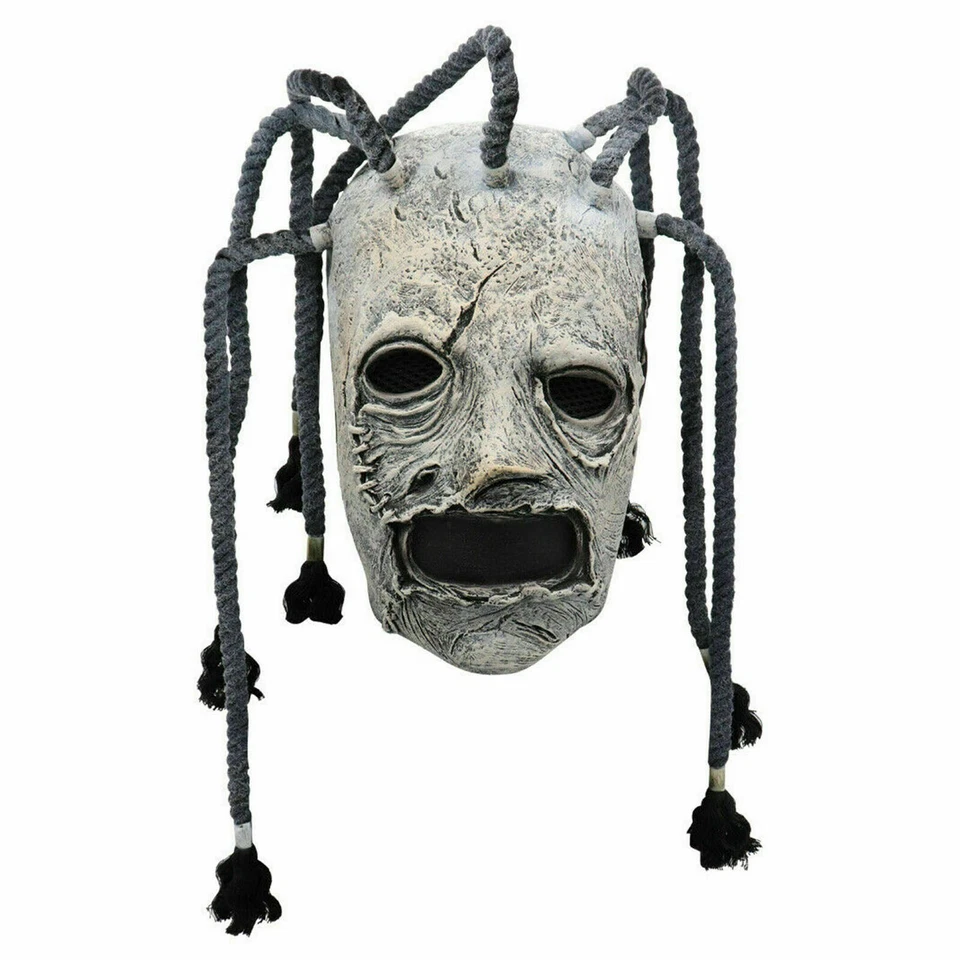 Halloween Slipknot Corey Taylor Latex Mask Fancy Dreadlocks Cosplay Mask - Bild 2 von 4
