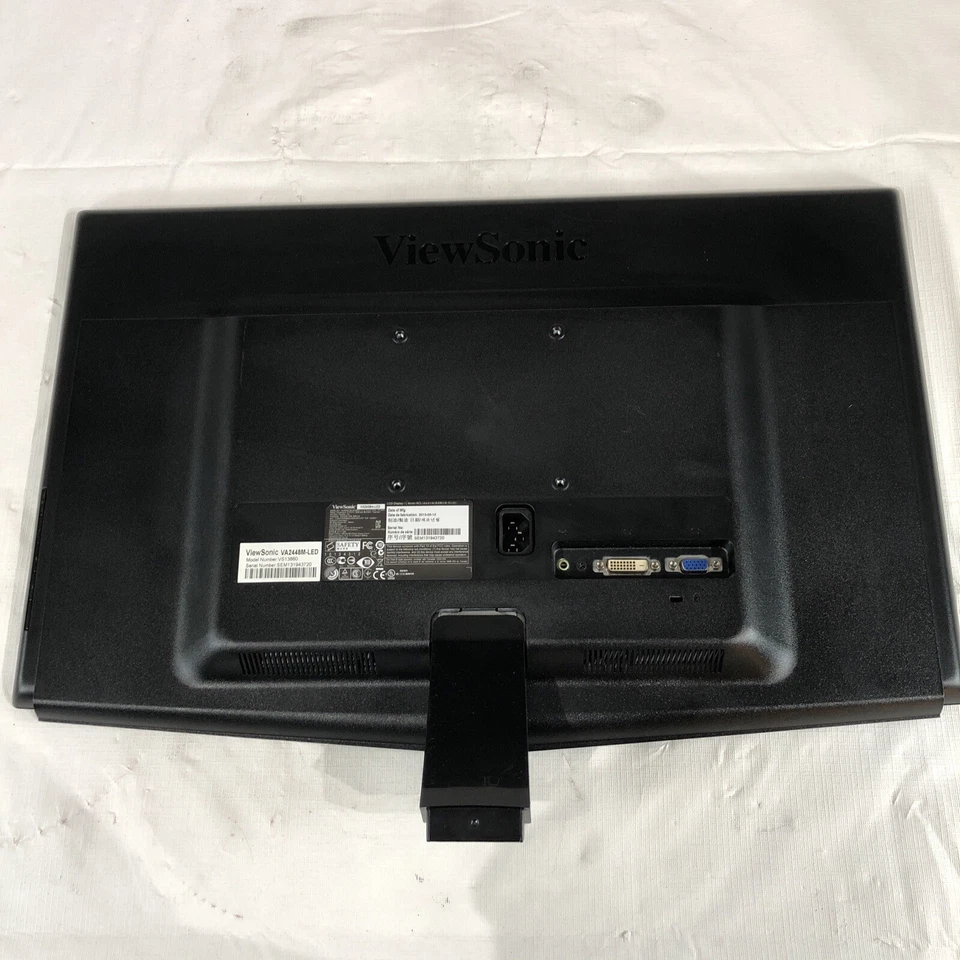 ViewSonic 24" VA2448m-LED Monitors 1920x1080 - DVI, VGA VESA - - Image 3 of 4