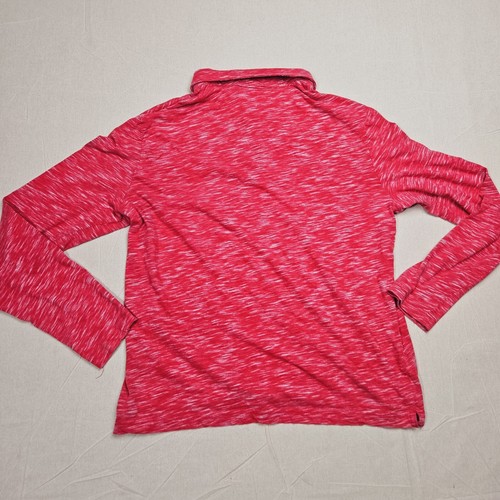 Michael Bastian Long Sleeve Red White Heathered Size Medium 100% Cotton READ DES - Picture 5 of 10