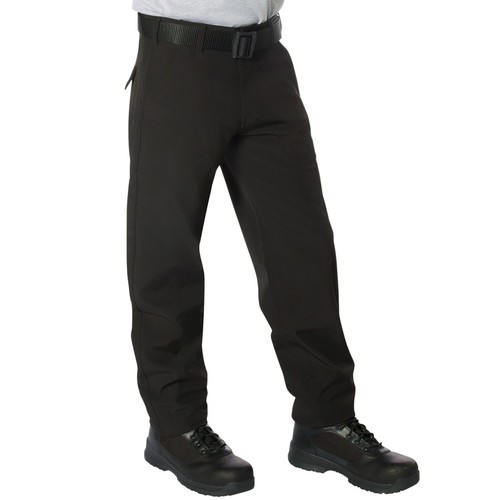 Men’s Active Flex Soft Shell Pants–Lightweight Stretch Water Resistant Trousers - Picture 9 of 12