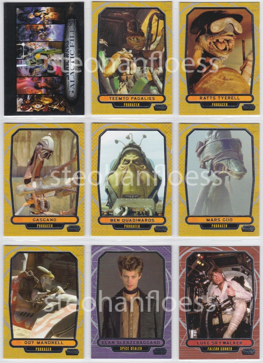 2013 Topps Star Wars Galactic Files 2 Base Card You Pick Finish