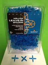 Barwalt Hollow Leave-In Spacers 1/8"  +   500 pcs per box