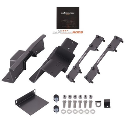 Frame C-notch Lowering Kit for Dodge Ram 1500 2002-2008 Powder Coated Steel 5mm