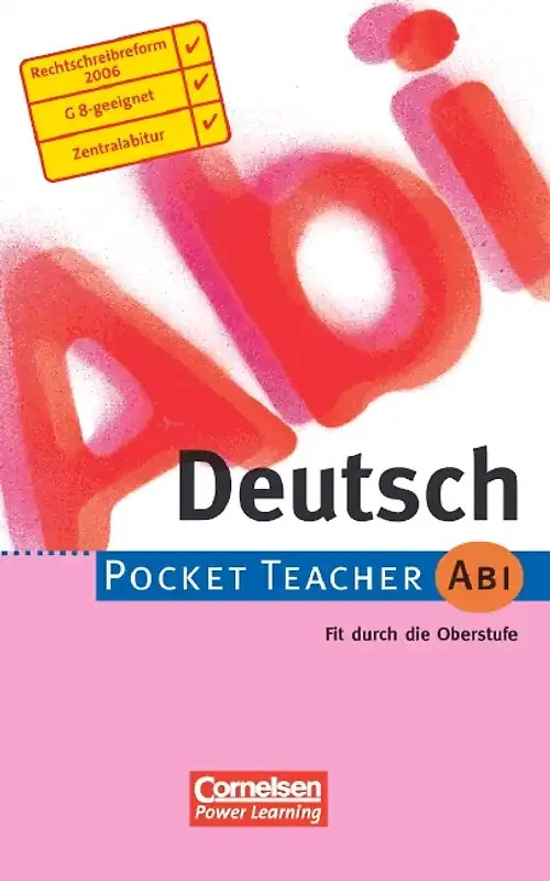 Pocket Teacher Abi. Sekundarstufe II - Bisherige Ausgabe (mit Umschlagklappen) / - Bild 1 von 1