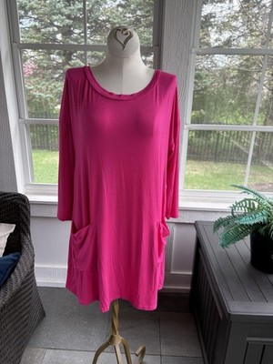 women's neon pink dress women's pink dress HMS Essential: Neon Pink Square Neck Sleeveless Perfect Fit Midi Dress Small-parroquiadesanalbertomagno.com
