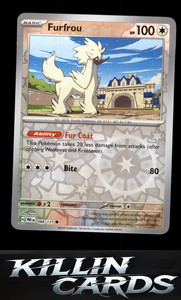 Reverse Holofoil Furfrou 088/131 Pokemon Common SV: Prismatic Evolutions Card NM