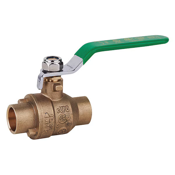 Manufacturer Varies 1-1/4" Sweat Brass Ball Valve Inline 107-846NL Manufacturer