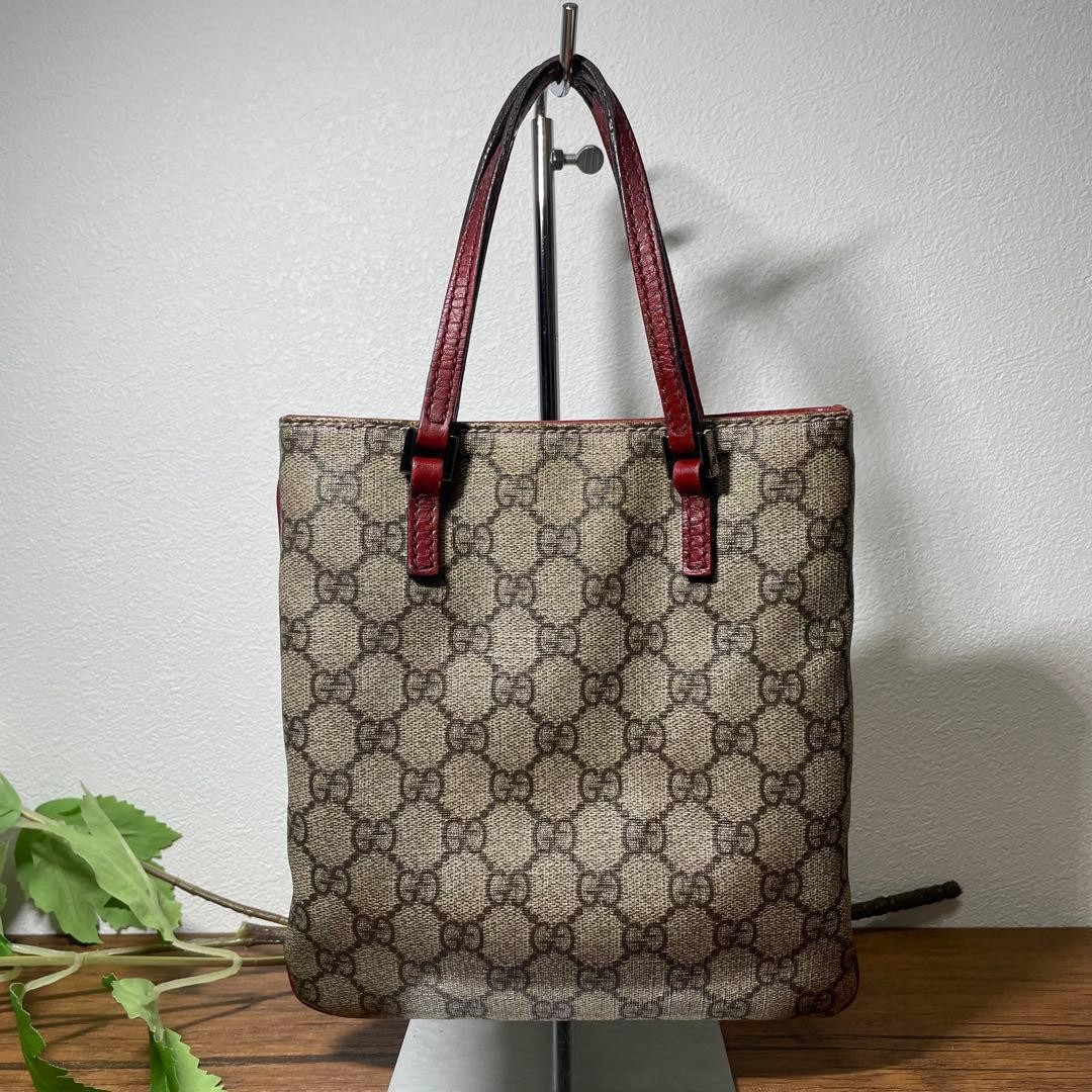 GUCCI GG Supreme PVC Mini Tote Bag Authentic Rare Compact Crossbody Bag thumbnail 3