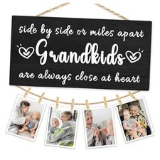 Grandkids Grandparents Picture Frame Photo Hanging Display, Gifts for Color02