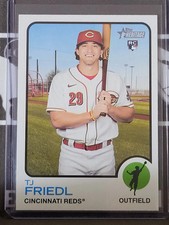 TJ Friedl 2022 Topps Heritage Rookie #98