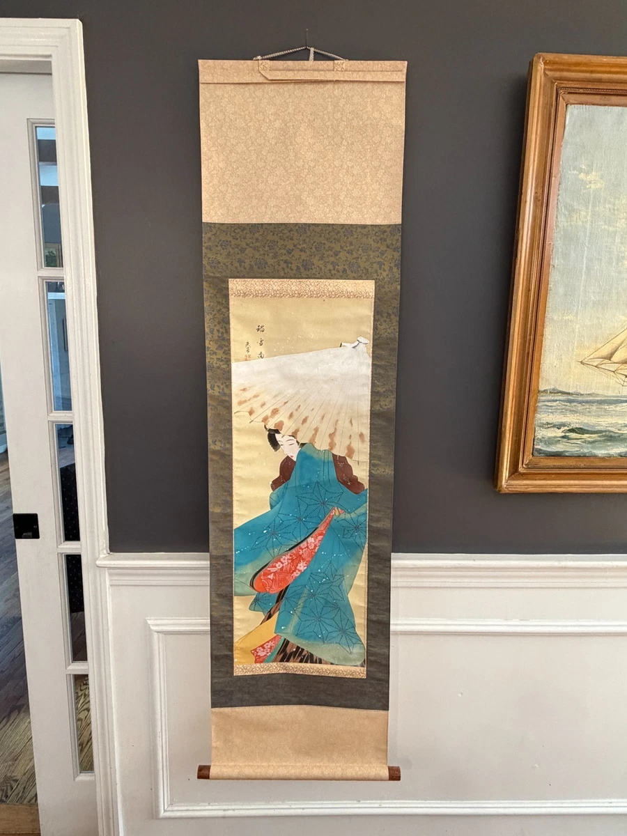 古董日本画作、画卷| eBay