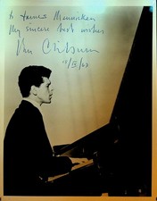 Van Cliburn Pianist Autographed Signed Photograph 1963