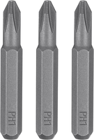 3 StüCk PH1 Phillips Schraubendreher Bit Set, Bitsatz 4Mm Sechskantschaft 28Mm/1