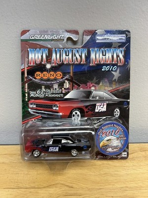 Greenlight Hot August Nights 1968 Plymouth Road Runner, Red, Black, 1:64, NIB