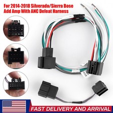 Bose Add Amp Adapter Kit W/ ANC Defeat Harness Fits GM Silverado Sierra Camaro.