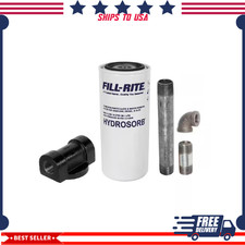 3/4in NPT InletOutlet 18GPM Fuel Filter Kit 10Micron Hydrosorb Utility Accessory
