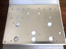 Top Aluminum Plate for Chassis 10 x 13, HALG ST-35 board, for EDCOR Transformers