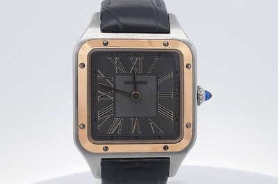Cartier Santos- Dumont 32mm Quartz Stainless Steel Watch 47.3 Grams Eb0526poxzsa