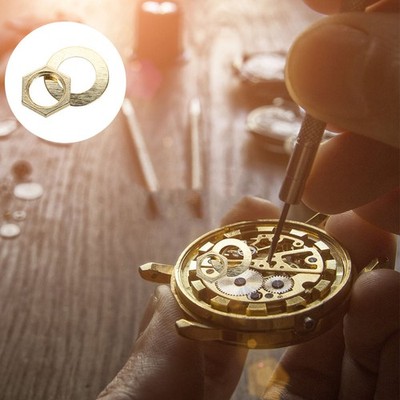 Golden Clock Works Replacement Kit Metal Rubber Nuts Washers for DIY Clocks