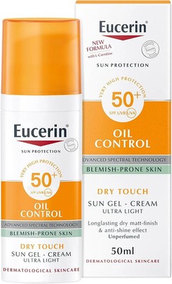 Eucerin Sun Oil Control Gesichtscreme 50 ml für fettige & zu Unreinheiten neigende Haut LSF50
