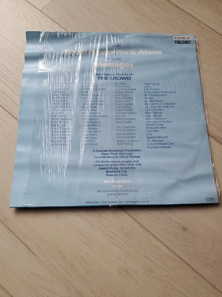 The Crowd You'll Never Walk Alone 12" Single grünes Vinyl TELDEC 1985 Lp Sammler