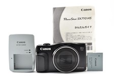  Almost Unused Canon PowerShot SX710 HS 20.3MP Black Digital Camera From JAPAN