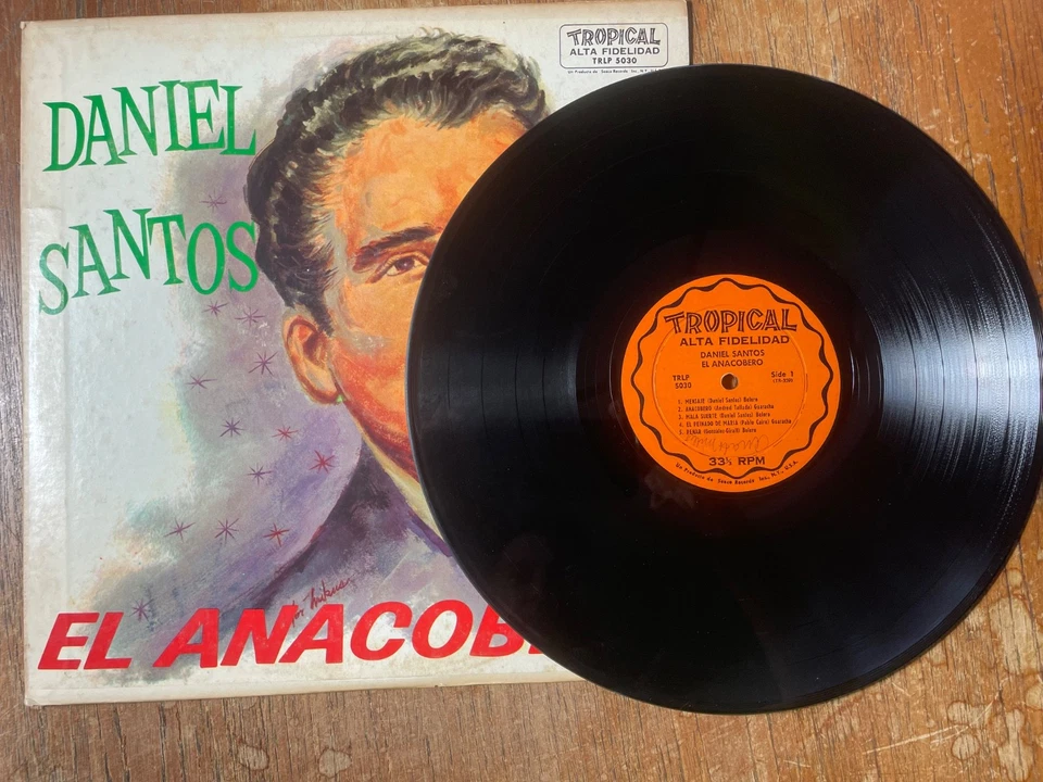 TWO Daniel Santos LP's 1950's El Anacobero & Encores De Daniel Santos - Image 4 of 4