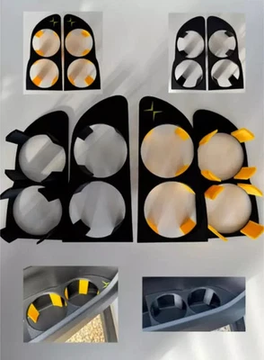 PRINTTECHHALL Cup Holder Designed For Polestar 2 –Fits in door pocket -Driver + Passenger Side