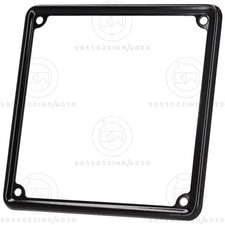 CORNICE TARGA NERA VECCHIO MODELLO VERSIONE ITALIANA 170x170 VESPA EPOCA MOTO