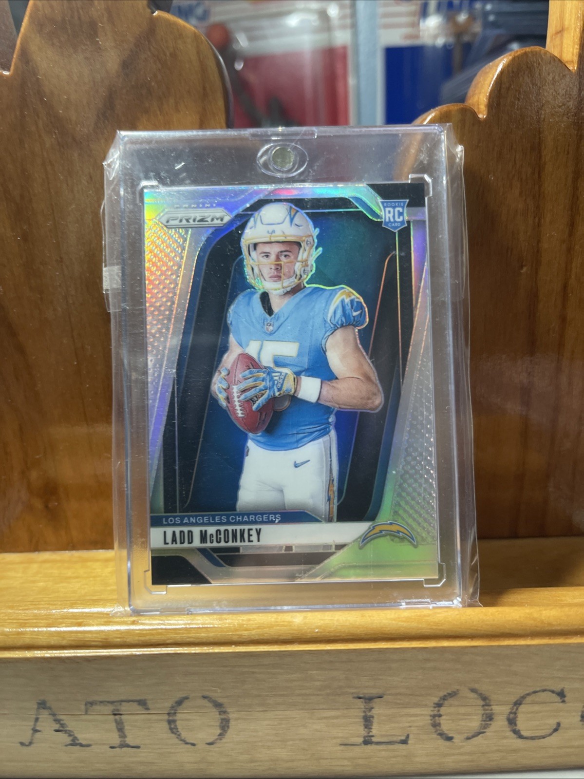 2024 Panini Prizm Ladd McConkey Variation Silver Prizm Rookie Card RC #24