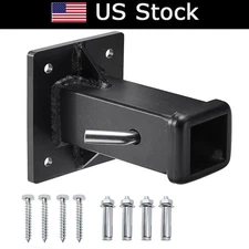 New Hitch Wall Mount, Bolt-On Receiver Tube Adapter, 2 Inch Opening Hitch Plate