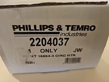 Phillips & Temro 220-4037 Series 41 Circulation Heater Open 190°F (88°C) /