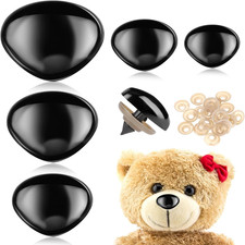 100 Pcs Large Safety Noses for Stuffed Animals, 15mm 18mm 22mm 24mm 30mm, Doll N