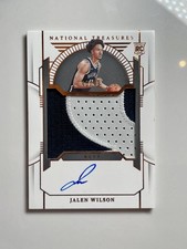 2023-24 Panini National Treasures Jalen Wilson Rookie Patch Auto #49/49 eBay 1/1