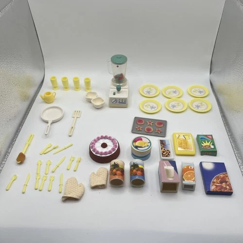 Mattel Barbie Happy Family Grandmas Kitchen Accessories Plus Extras Vintage