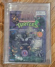 Super Shredder Movie Star TMNT with COIN 1994 Playmates AFA 85+ HIGHEST GRADED!