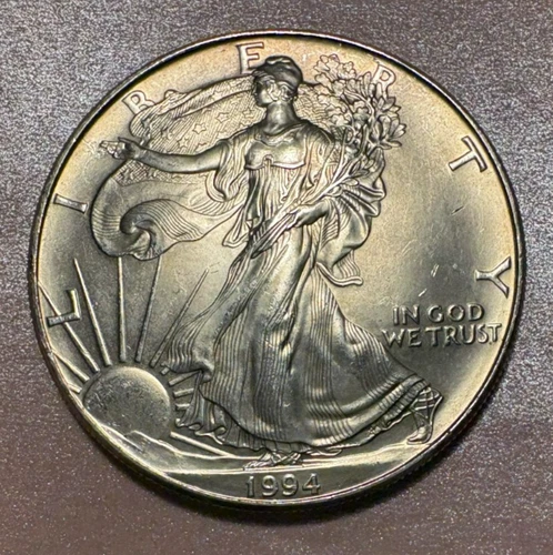 1994 US American Silver Eagle Walking Liberty $1 Dollar 1 oz. Fine Silver Coin
