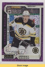 2018 O-Pee-Chee Platinum Marquee Rookies Violet Pixels Jeremy Lauzon READ 09aq