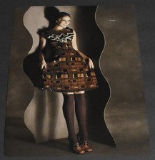 2010 Print Ad Sexy Fashion Long Legs Heels Lady Blonde Prada Dress Smooth Socks