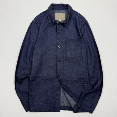 #ad New AG Adriano Goldschmied Chore Shirt Jacket Mens M Sample USA Blue $89.00