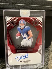 Panini 2025 Flawless Cam Skattebo Shadow Signatures Rookie Auto #15/15 Giants