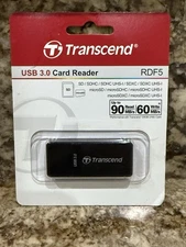 Transcend RDF5 USB 3.0 Card Reader Unopened New