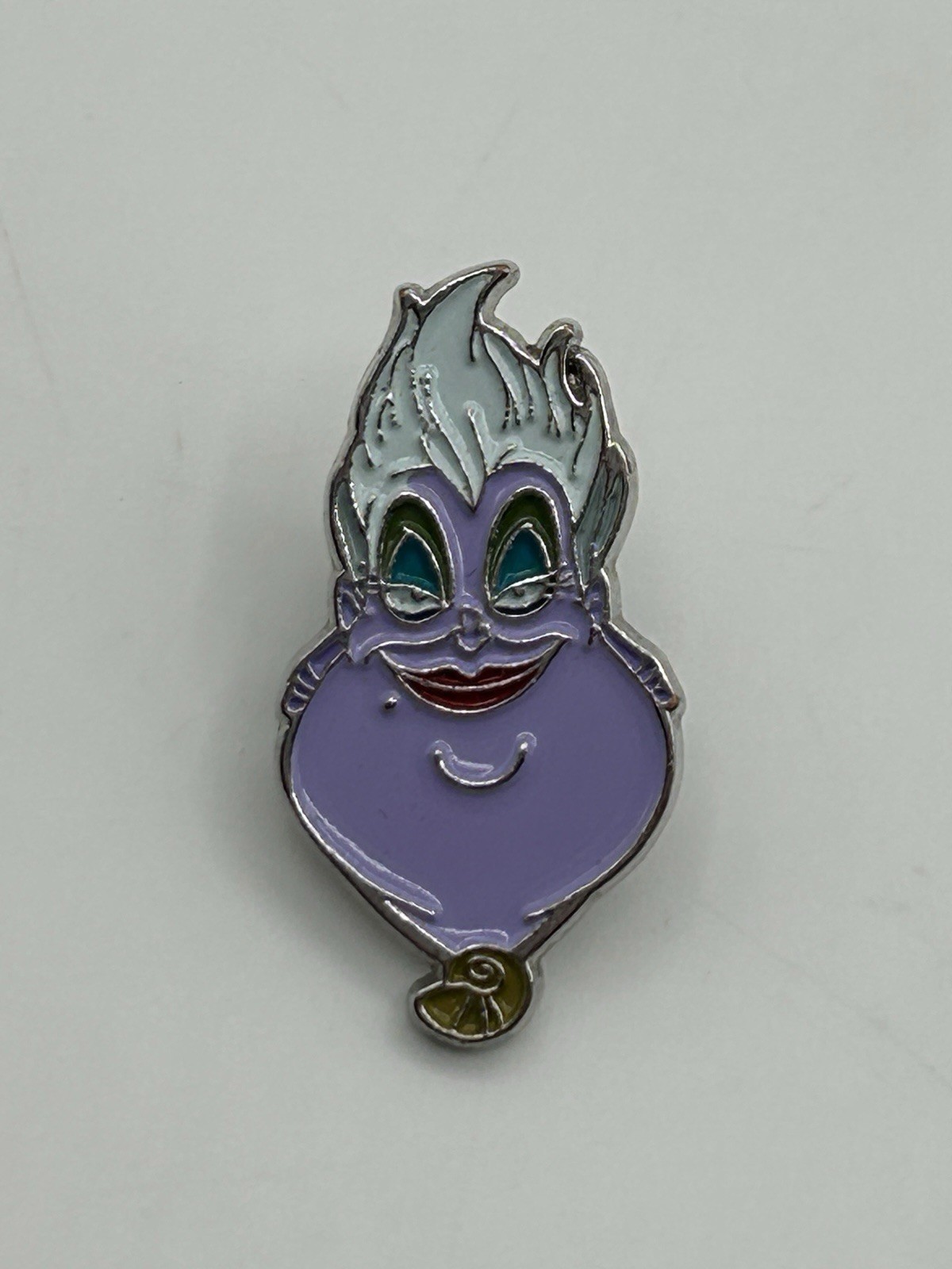 Ursula Lapel Pin Little Mermaid Ariel Villain Purple Head Badge Pin