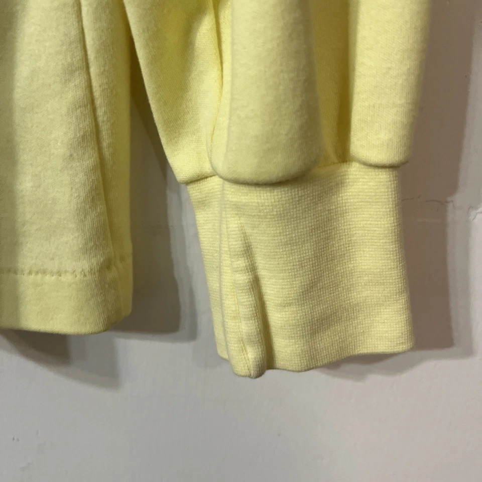 L.L. Bean Men's Size XL Tall Butter Yellow Long Sleeve Pullover Turtleneck Shirt - Image 4 of 4