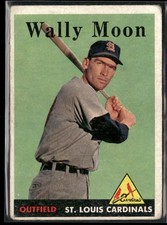 1958 Topps #210 Wally Moon GD/VG