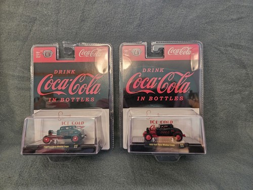 M2 Machines 1:64 Coca-Cola  - 52500- Chase And Regular, 1932 Ford 3 Window Coupe - Picture 1 of 5