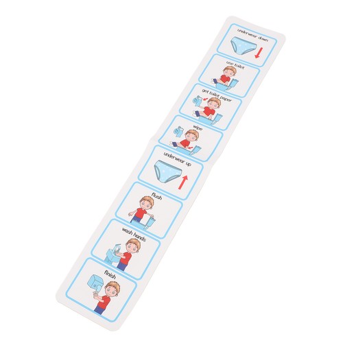 Potty Training Visual Schedule Independent Living Skills Step By Step Visual DP3 - Picture 19 of 24