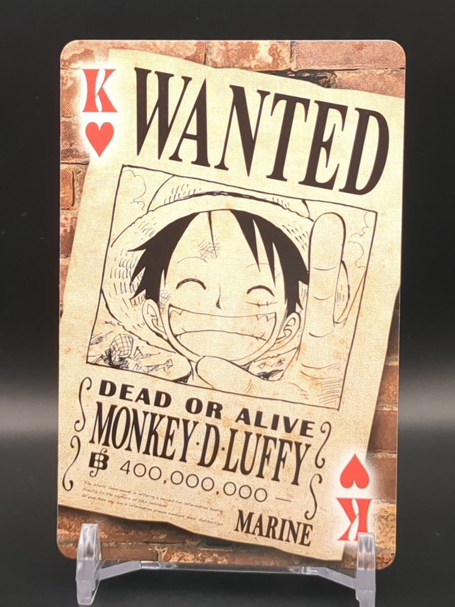 ONE PIECE MONKEY D. LUFFY トランプ Monkey D. Luffy One Piece Exhibition Trump playing cards