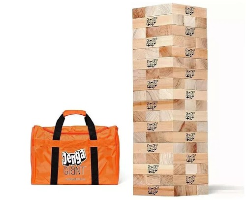 Jenga GIANT Stacks to OVER 5 FEET TALL Officially Licensed JS7 Fast Ship